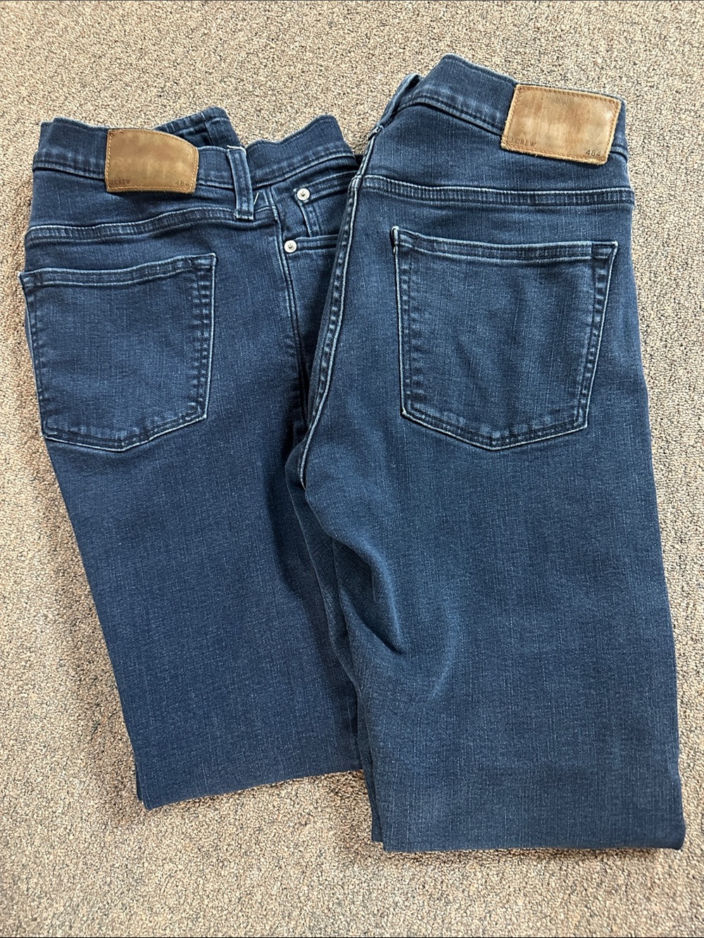 Men's J Crew 484 slim jeans